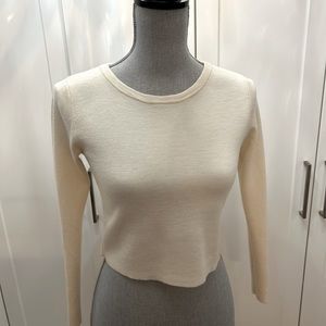 Club Monaco Wool Crop Sweater, XS